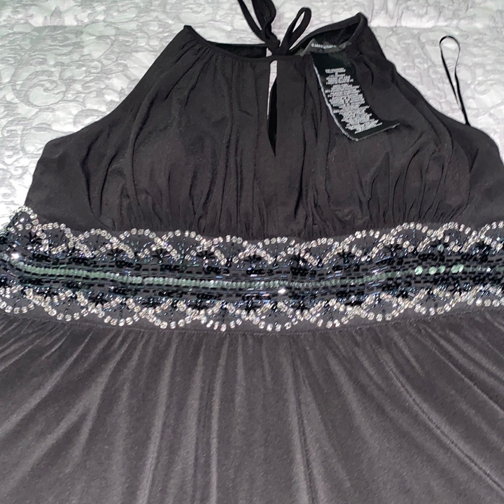 Black maxi dress